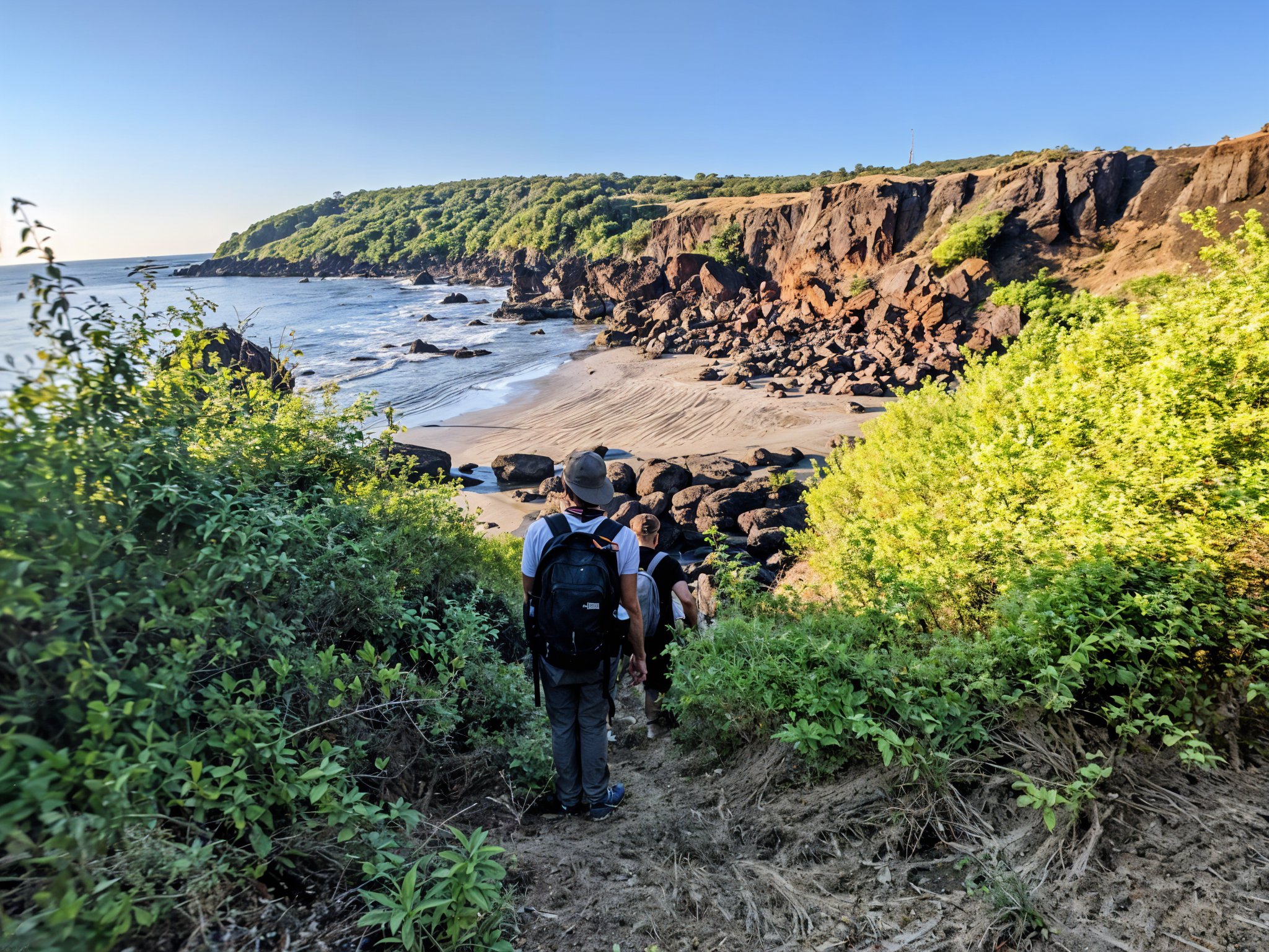 South Goa : Ocean Hike Waterfall Beach