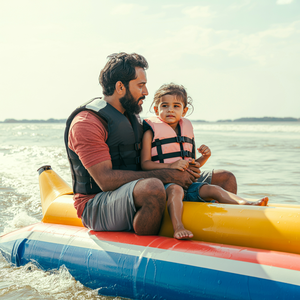 South Goa: Banana Boat Adventure at Mobor Beach