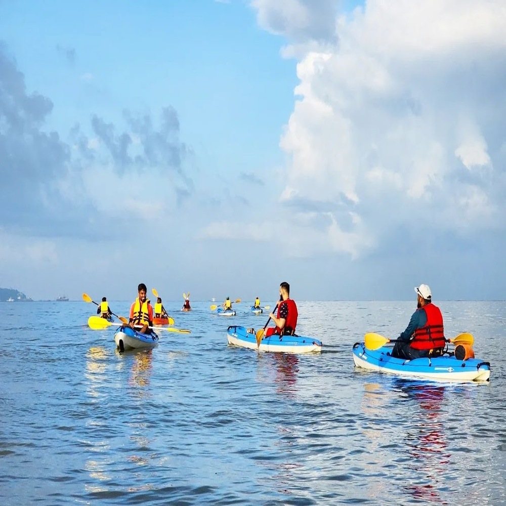 North Goa : Morning Beach Kayaking