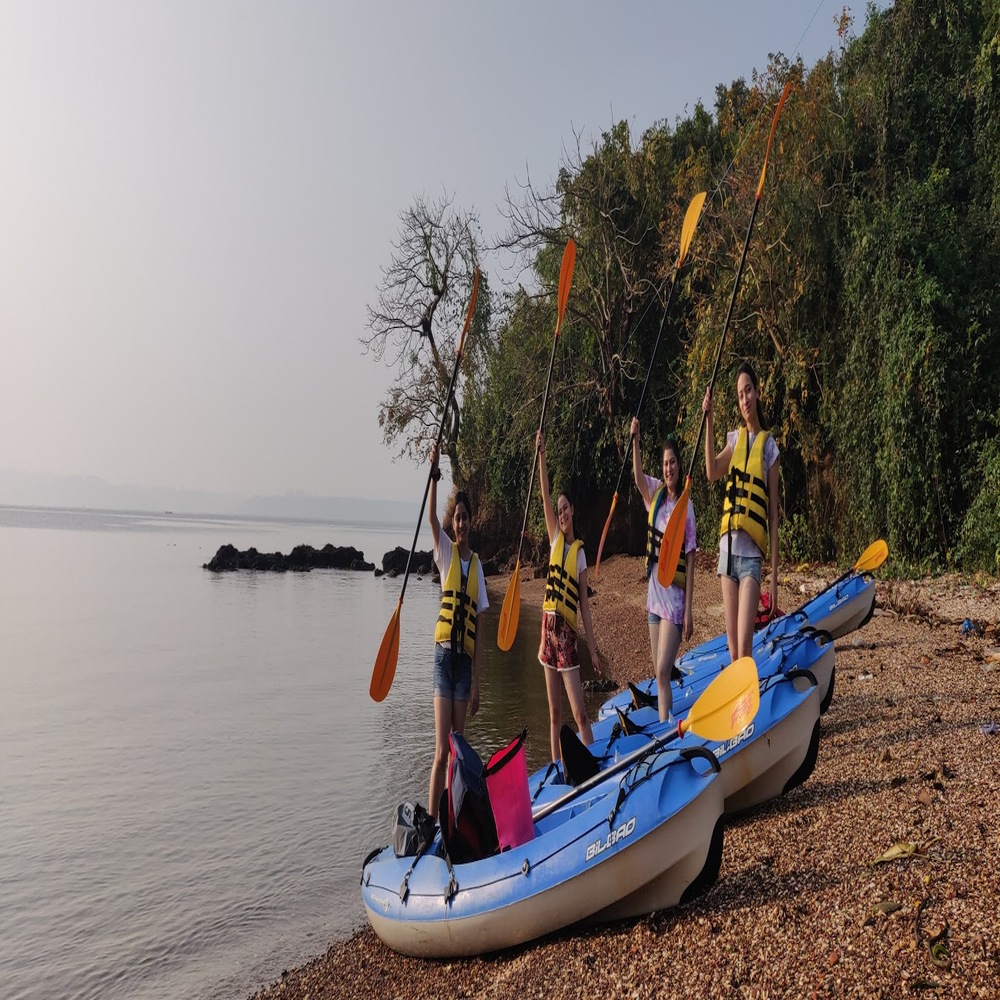 North Goa : Morning Beach Kayaking