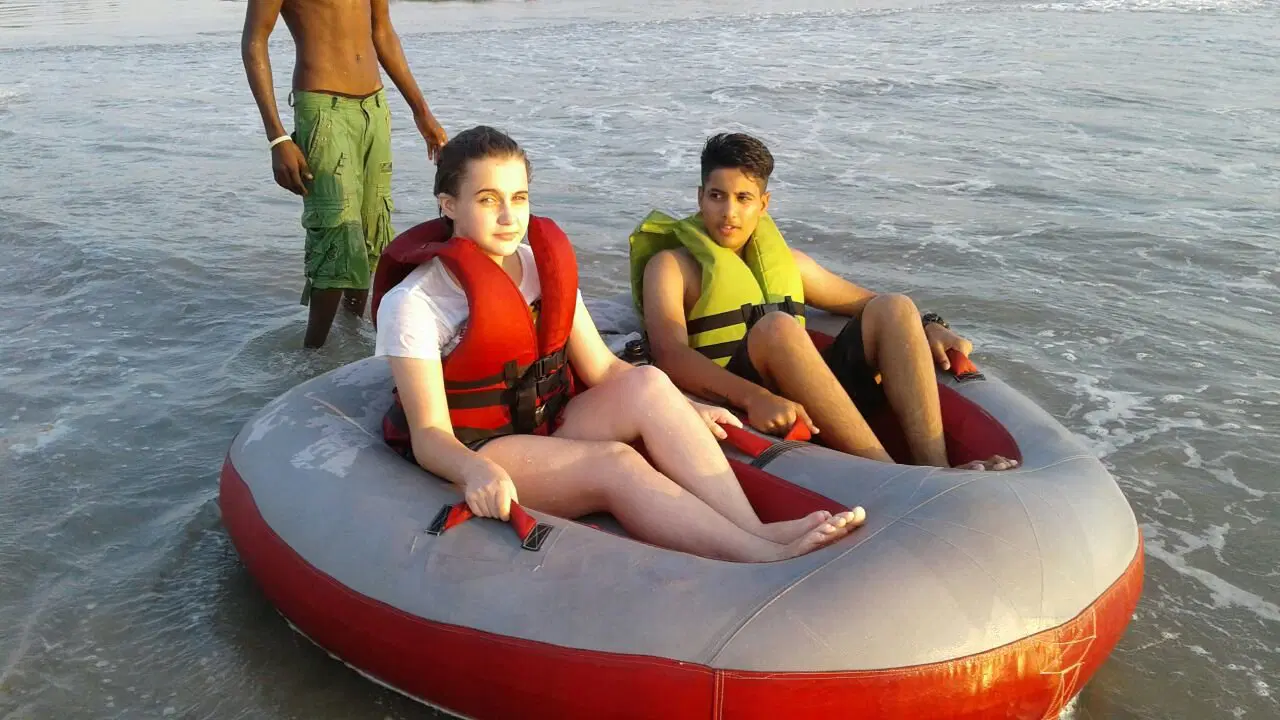 North Goa : Ringo Bumper Ride at Candolim Beach