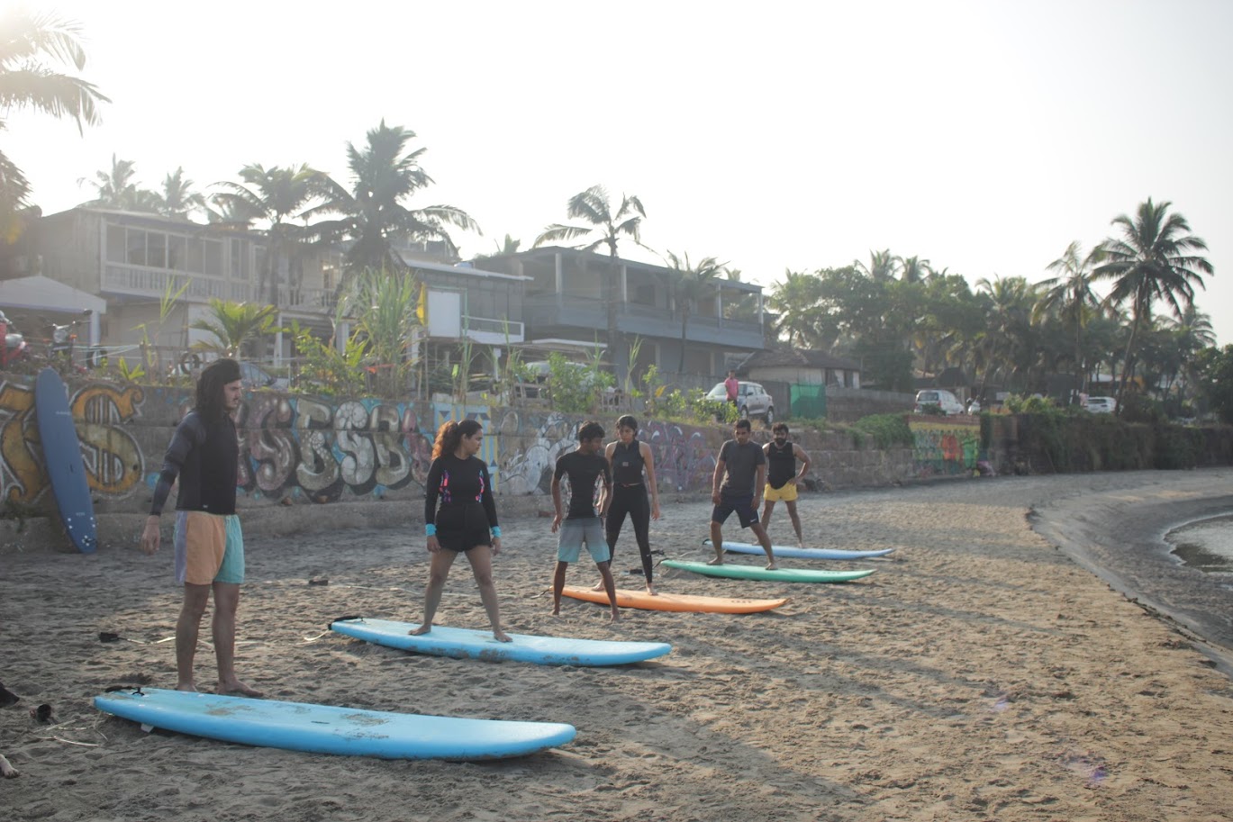 North Goa : Surfing Group