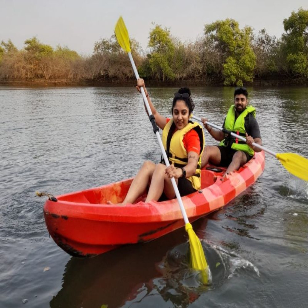 South Goa : Backwater Kayaking on Agonda River