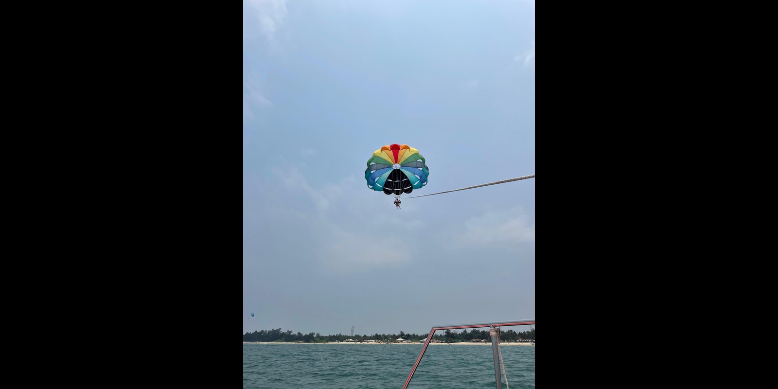 South Goa : Mobor Beach - Winch Boat Parasailing