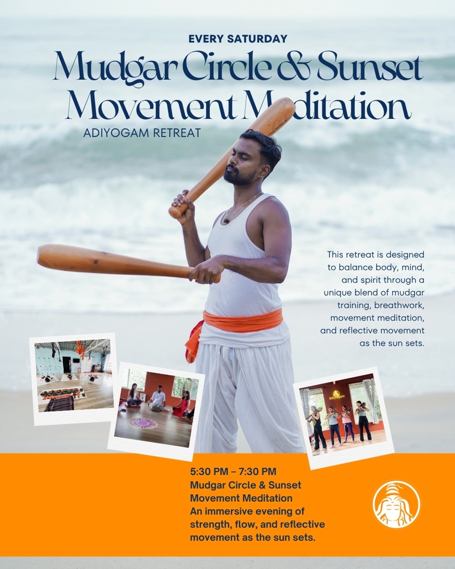 North Goa : Adiyogam Yoga Retreat (Without Overnight Stay)