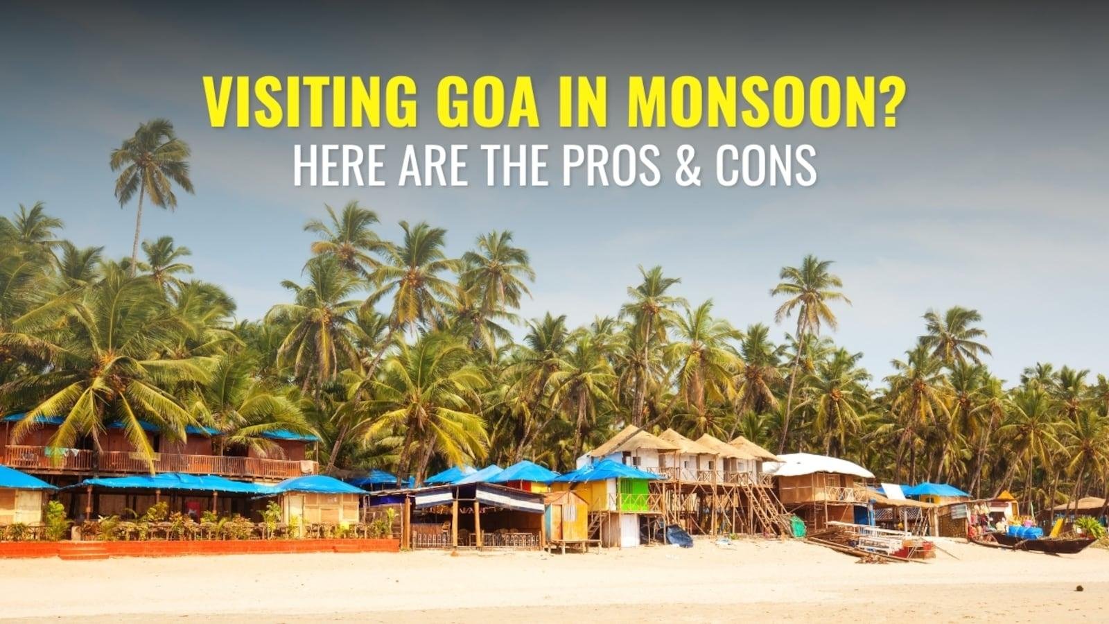 Goa in July - Heavy rainfall and dramatic monsoon scenes at Dudhsagar falls - 1