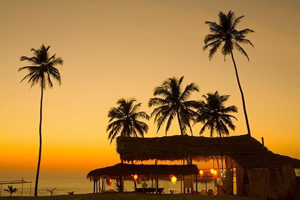 Relaxing at a Goa beach shack with affordable alcohol