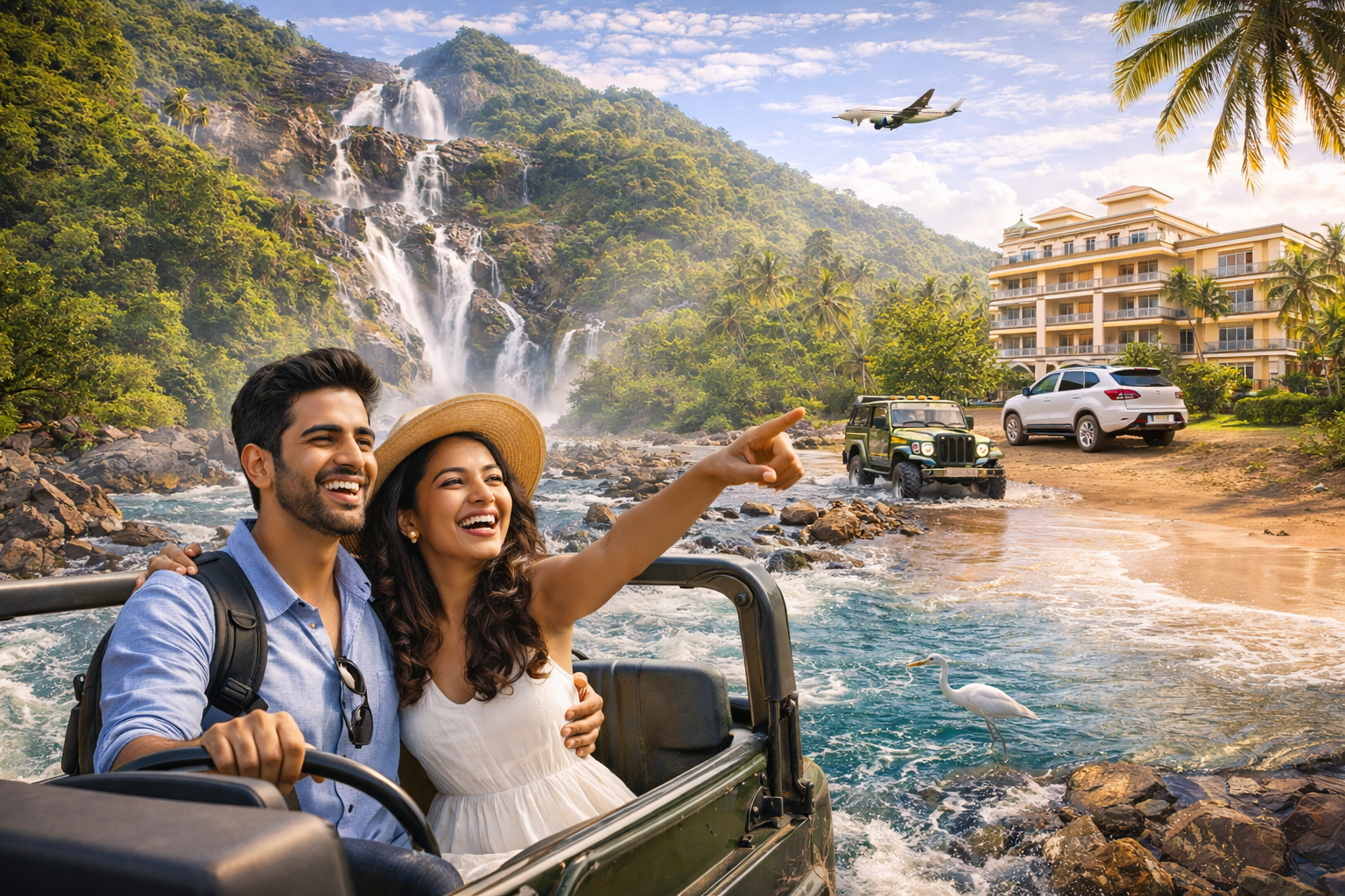 3 Nights 4 Days Goa Premium Dudhsagar Package