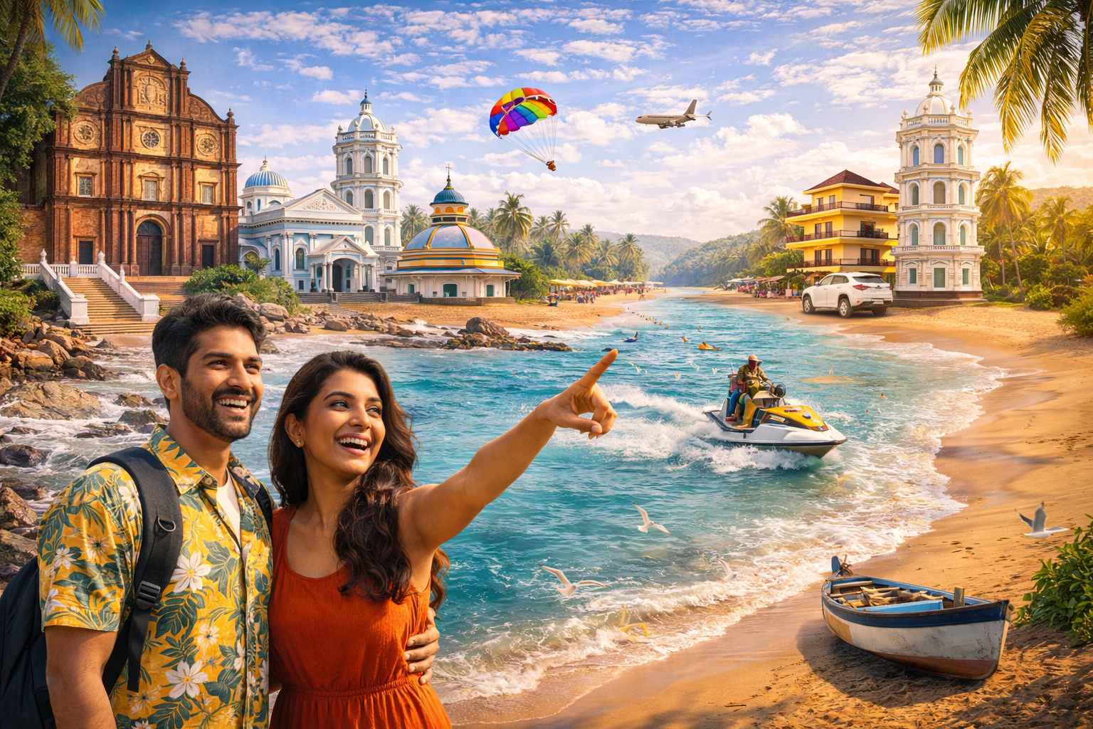 3 Nights 4 Days Goa Heritage & Beach Package