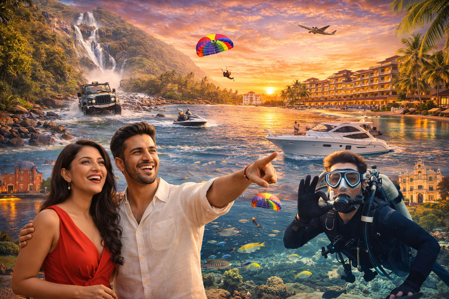 4 Nights 5 Days Goa Ultimate Luxury Package