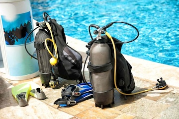 Scuba diving cylinder equipment Goa