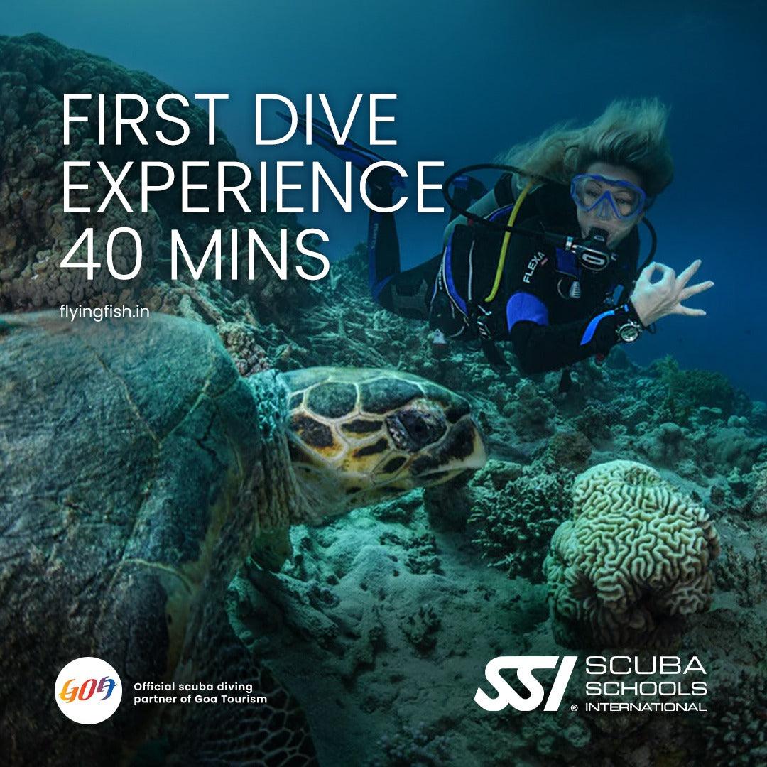 SSI First Dive 40 min scuba Goa